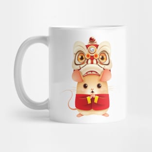 Year of the Rat - Dragon Dance Rat Mug